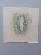 Passage 4, oil pastell on chinese paper